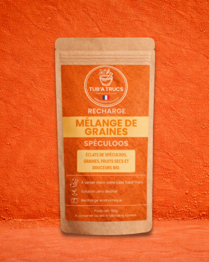 Recharge Tubatruc mélange de graines bio saveur spéculoos
